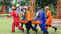 Simulasi Penanganan Bencana Alam Kabupaten Sukabumi