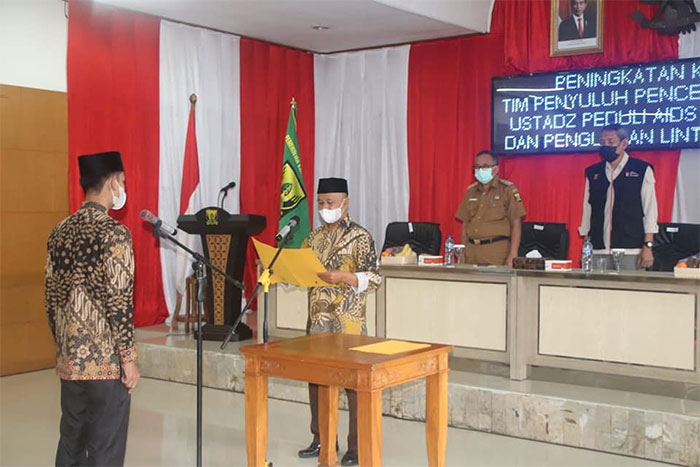 Pengukuhan Ustadz Peduli AIDS Kabupaten Sukabumi