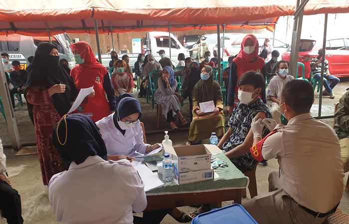 Gerai Vaksin Presisi Polres Sukabumi Kota
