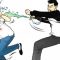 Ilustrasi disiram air keras