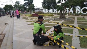 Alun-Alun Kota Bogor Ditutup Sementara, Pengunjung Membludak