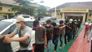 Polresta Bogor Kota Tangkap Sembilang Terduga Pelaku Penyerangan Warung di Empang