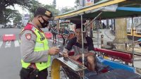 Polresta Sukabumi Sebar Anggota Ingatkan Prokes