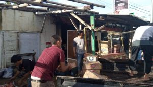 Akibat Korseleting Listrik, Warung Sembako di Surade Sukabumi Hangus Terbakar
