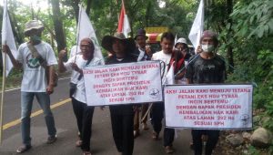 Niat Temui Jokowi, Petani Cisolok Sukabumi Nekat Berjalan Kaki ke Istana, Ini Penyebabnya