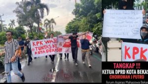 Mahasiswa Desak KPK Tangkap Ketua DPRD Kota Bekasi, Terkait Suap Rp200 Juta