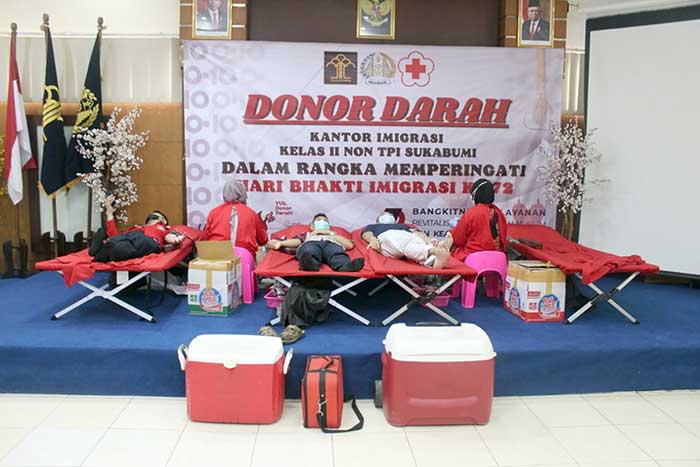 Imigrasi Sukabumi Donor Darah