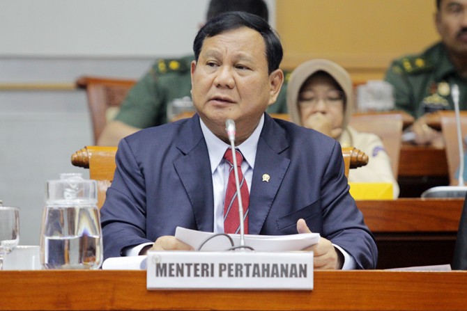 Menteri Pertahanan (Menhan) Prabowo