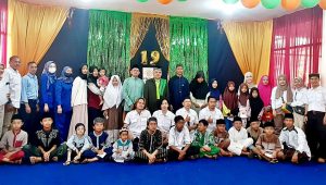 19 Anak Yatim Warnai Hut Radio Elmitra 95 fm Sukabumi