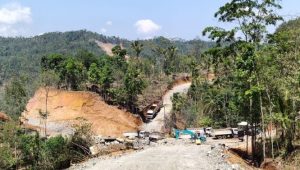Ratusan Personel Gabungan Polda Jateng Berjaga di Lokasi Pembangunan Waduk Bener