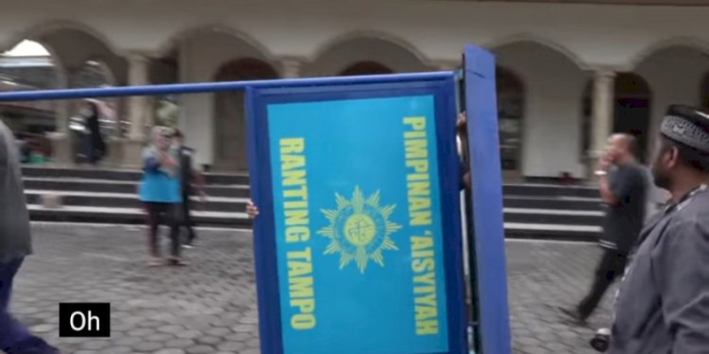 Tangkapan layar plang nama Muhammadiyah