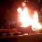 Mobil Camry yang terbakar