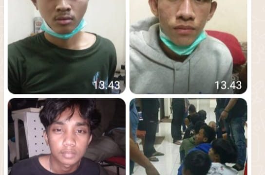 Tampang remaja belasan tahun pelaku begal