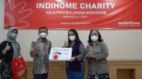 Konsisten Sebarkan Semangat Positif di Masa Pandemi, Witel Sukabumi Serahkan Hadiah Undian IndiHome Charity