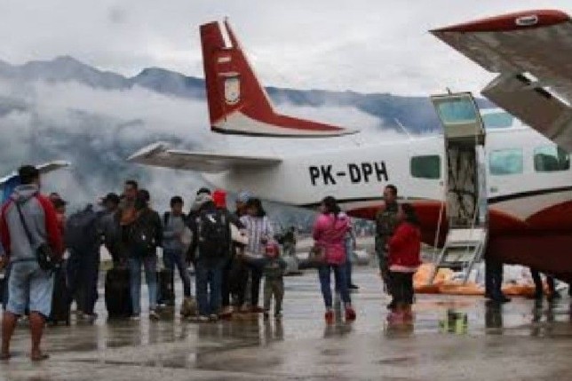 bandara Aminggaru Ilaga, Kabupaten Puncak, Papua.