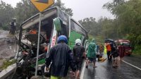 Kecelakaan bus pariwisata di Bantul