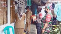 Peduli Warga Sukabumi Isoman, Babinkamtibmas dan Babinsa Wardoy Terbar Sembako