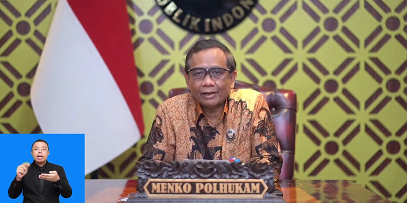 Menko Polhukam Mahfud MD