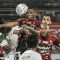 Laga antara Persebaya melawan Bali United di Stadion Ngurah Rai