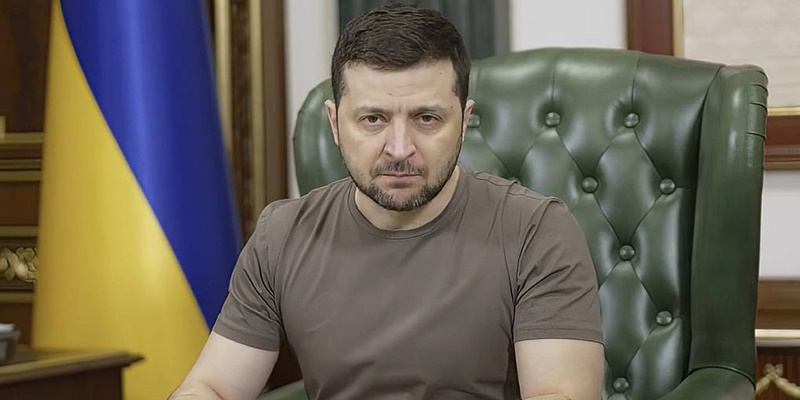 Presiden Volodymyr Zelensky