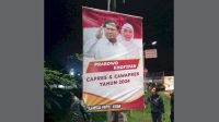 Ratusan spanduk Prabowo-Khofifah