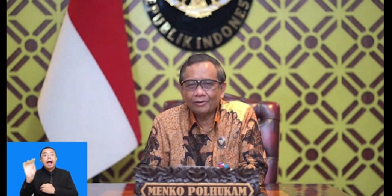 Menko Polhukam) Mahfud MD/Repro