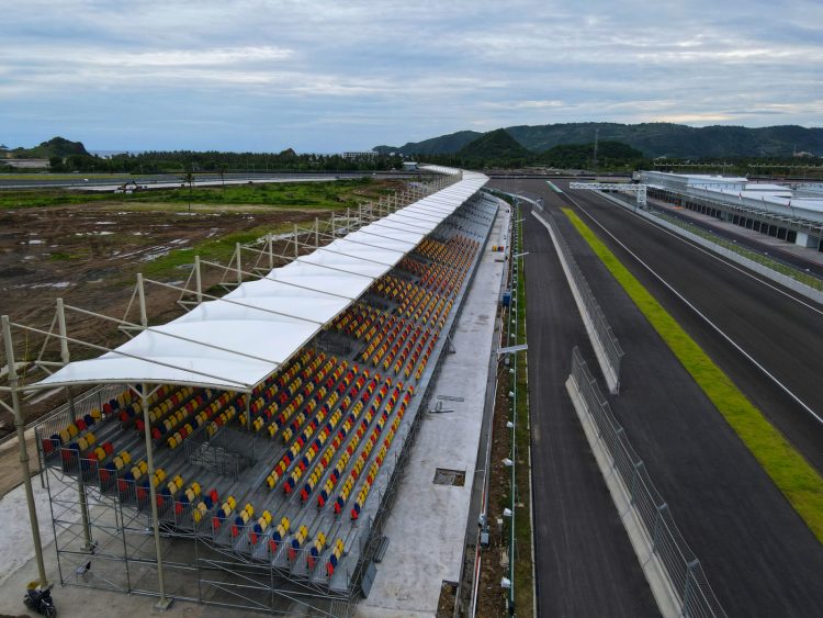 Sirkuit Mandalika di Lombok.