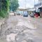 Jalan Babakan di Desa Kertaraharja,