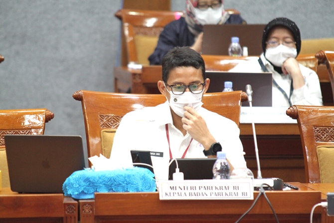 Menteri Pariwisata dan Ekonomi Kreatif Sandiaga Salahudin