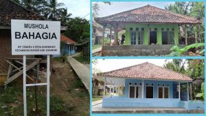 TNI AU Satrad 216 Cibalimbing Renonasi Mushola Bahagia di Ciwaru