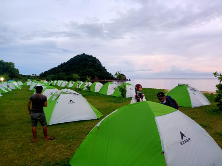 Suasana di camping ground