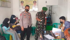 Genjot Vaksinasi, Babinsa Subangjaya Sukabumi Kembali Turun Gunung