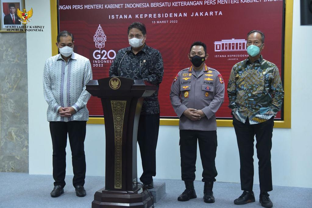 Menteri Koordinator Bidang Perekonomian Airlangga Hartarto