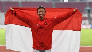 Sprinter Andalan Indonesia Tampil Hebat dan Raih Emas di Singapura