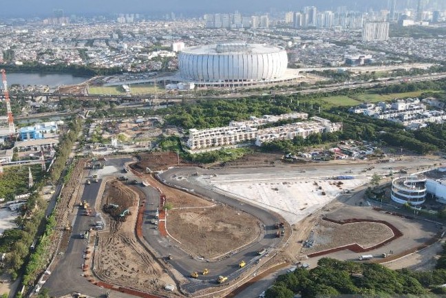 Pembangunan Sirkuit Formula E di Ancol,