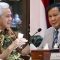 Ganjar Pranowo (foto kiri) dan Prabowo