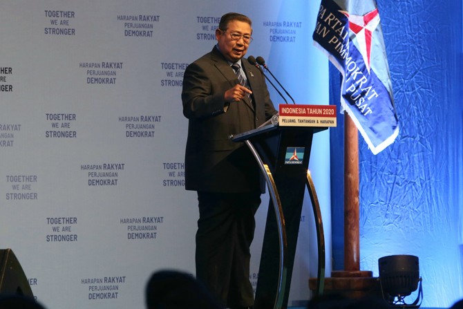 Ketua Majelis Tinggi Partai Demokrat Susilo Bambang Yudhoyono (SBY)