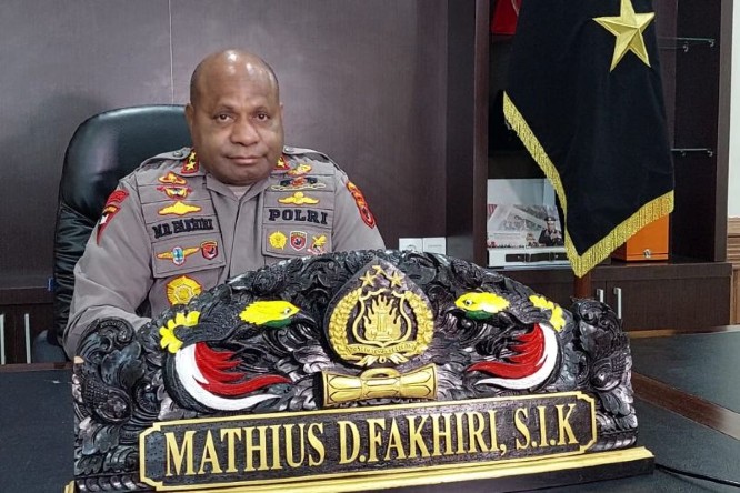 Kapolda Papua Irjen Pol Mathius Fakhiri