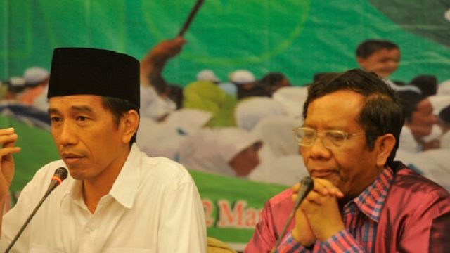 Mahfud MD dan Jokowi