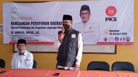 Anggota Komisi II DPRD Jawa Barat Fraksi PKS Abdul Muiz melakukan sosialisasi Raperda Tentang Lingkungan Hidup, Jumat