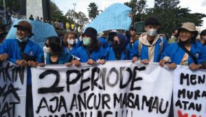 Ribuan Mahasiswa se-Kota Bogor Kepung Istana, Dua Priode Saja Sudah Ancur