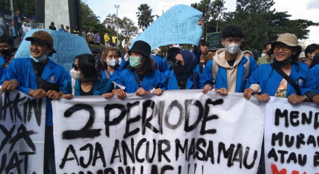 Demo mahasiswa se-Kota Bogor.