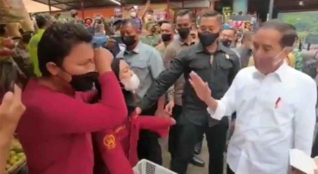 Video pedagang Pasar Bogor yang histeris