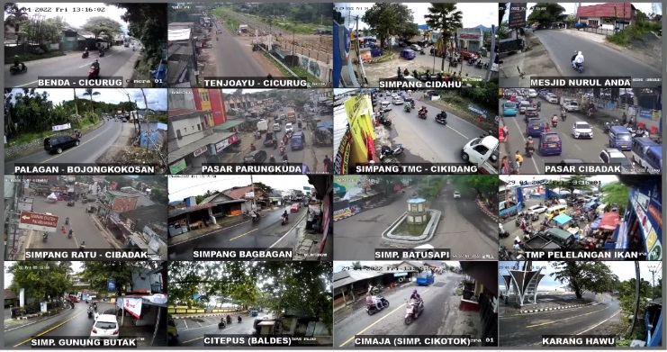 Berdasarkan pantaun dari CCTV milik Polres Sukabumi Arus