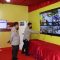Kapolres Sukabumi AKBP Dedy Darmawansyah saat menunjukan situasi arus lintas yang terpantau CCTV kepada Kapolda Jabar Irjen Pol Suntana