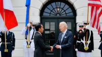 Presiden AS Joe Biden menyambut Jokowi di Gedung Putih,