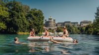 Penampakan Sungai Aare, Bern Swiss 