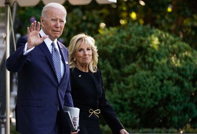 Presiden AS Joe Biden dan ibu negara Jill