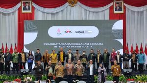 Puluhan Partai Politik Tandatangani Deklarasi Bersama Integritas, Begini Isinya