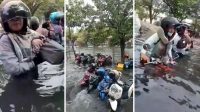 Banjir rob terjang Kawasan Tanjung